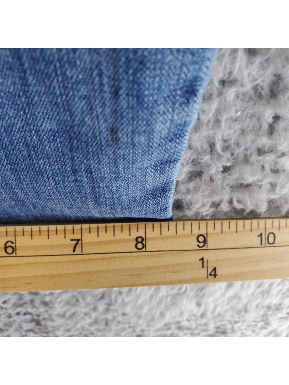 Levis Jeans Womens Size 16 Blue 505 Straight Stretch Denim Classic - Picture 9 of 13